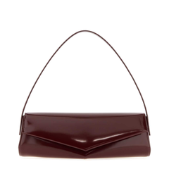 Kante Calf Leather Shoulder Bag - Burgundy