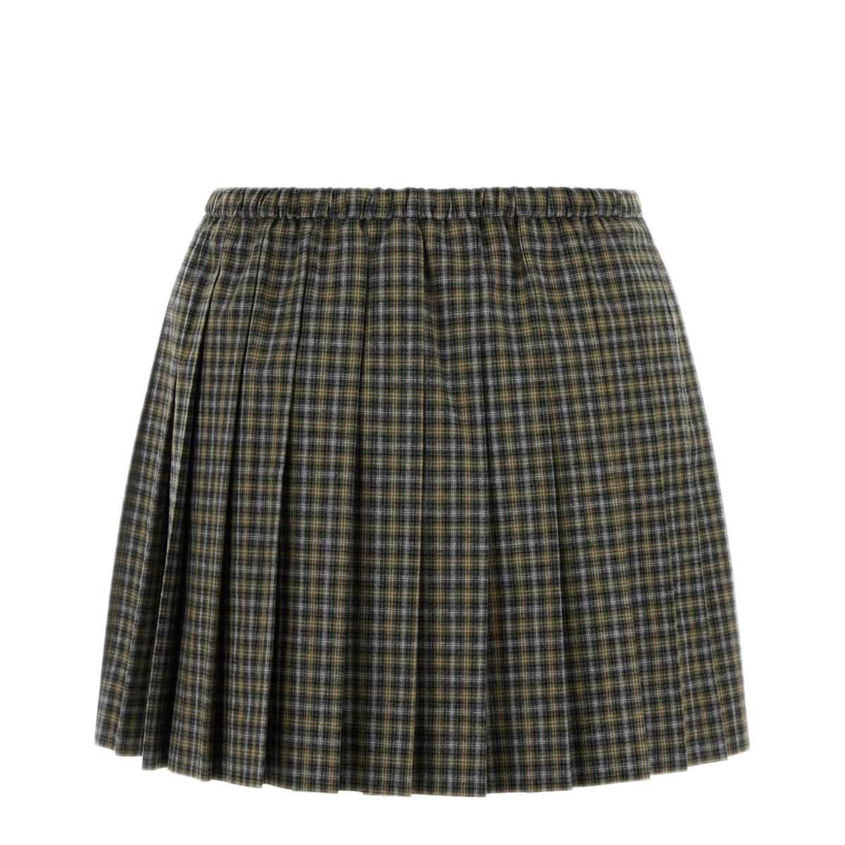 MAYFEYR - Miu Miu - Embroidered Flannel Skirt - MG2752SOOO6210F068U