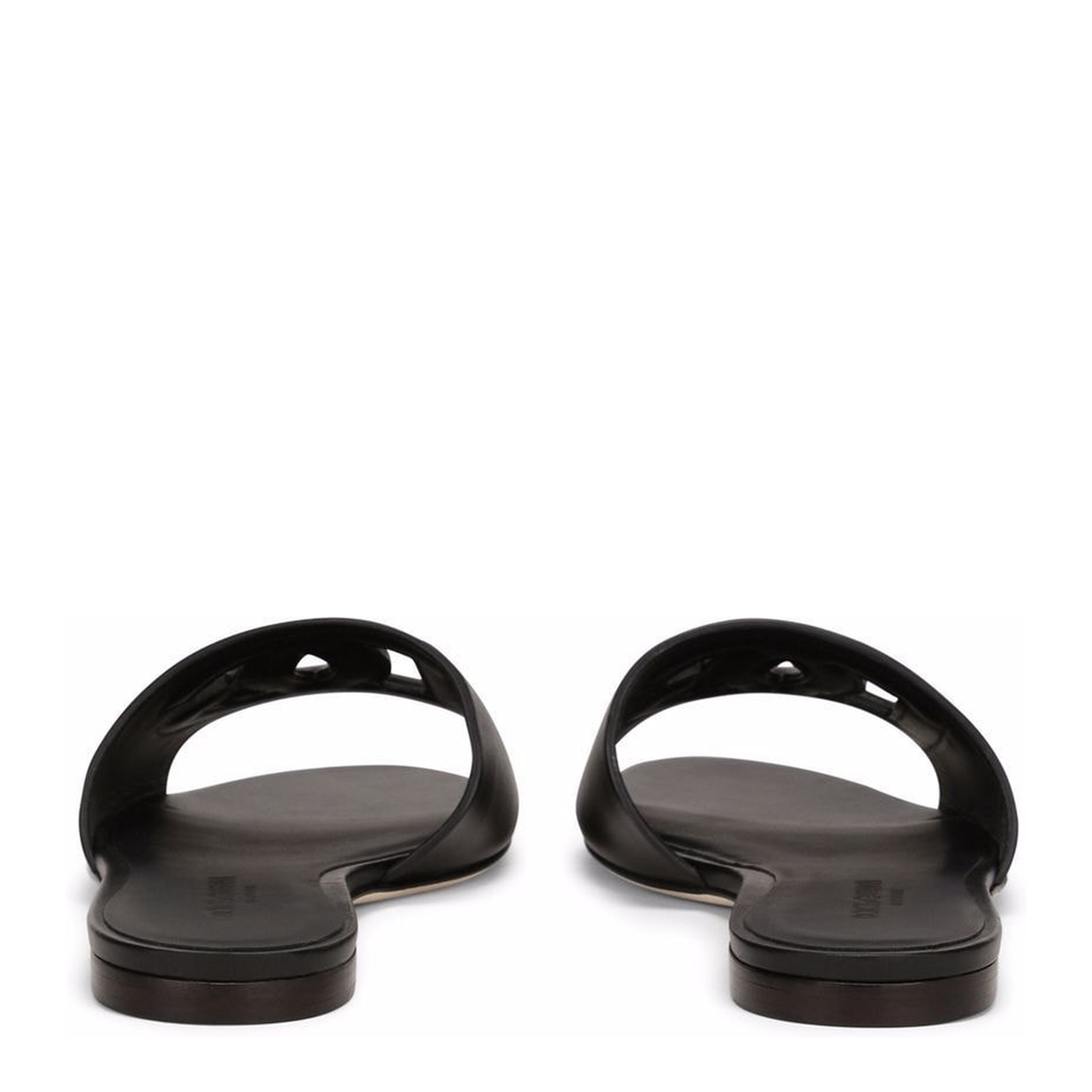 Calfskin Slides with DG Millennials Logo