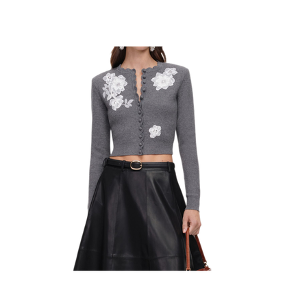 MAYFEYR - Self Portrait - Sweaters Grey - AW26-150C-GRGREY