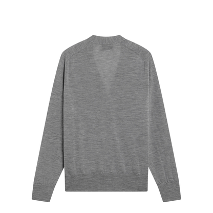 Grey De Coeur Cardigan in Wool