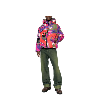 MAYFEYR - Pucci - Padded Jacket With Orchid Print - 5UYC025U787017