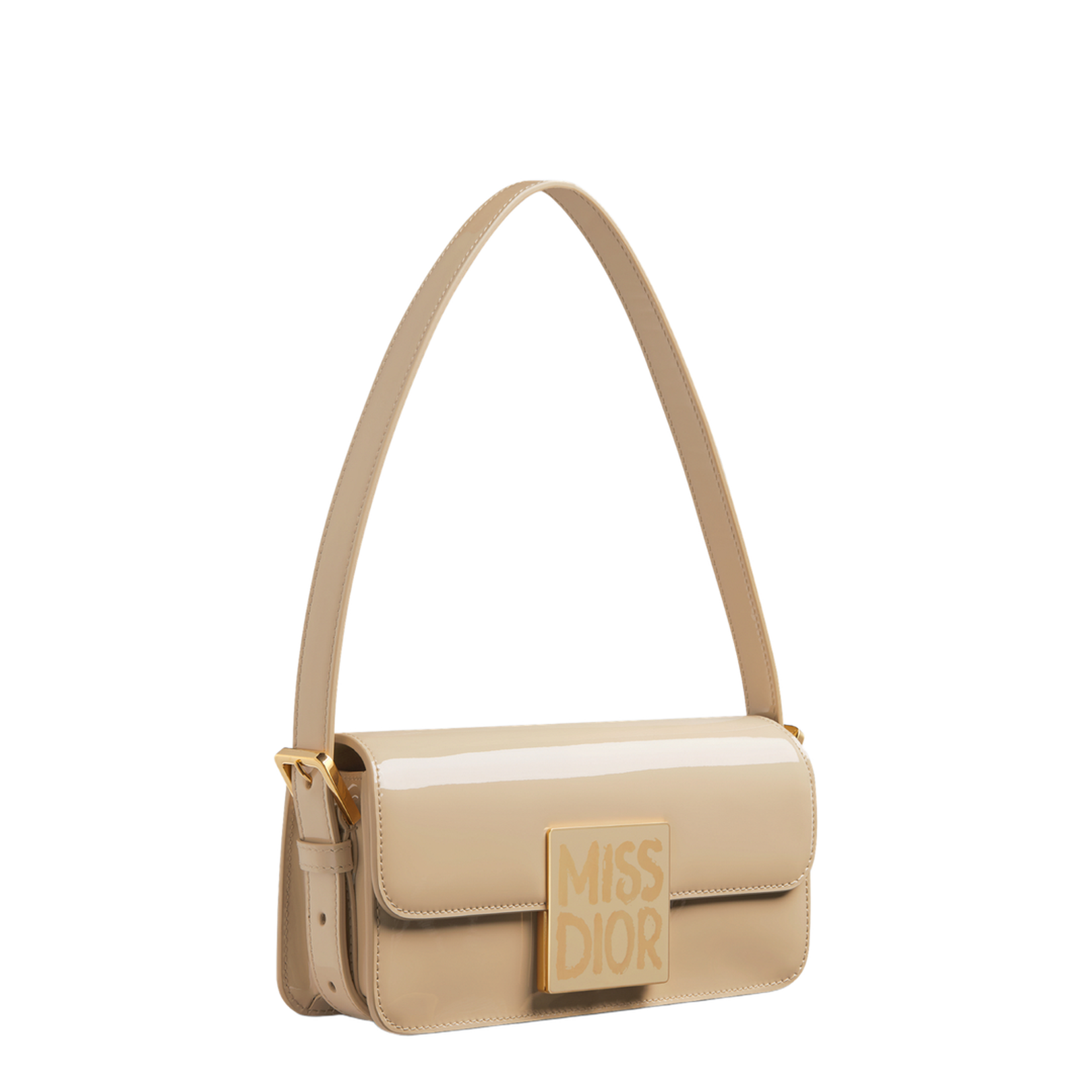 Magnetic Flap Closure Bag with Adjustable Leather Shoulder Strap