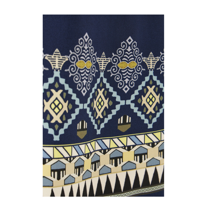 Blue Stretch Viscose Dress