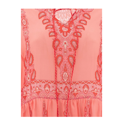 Paisley Print Mini Dress