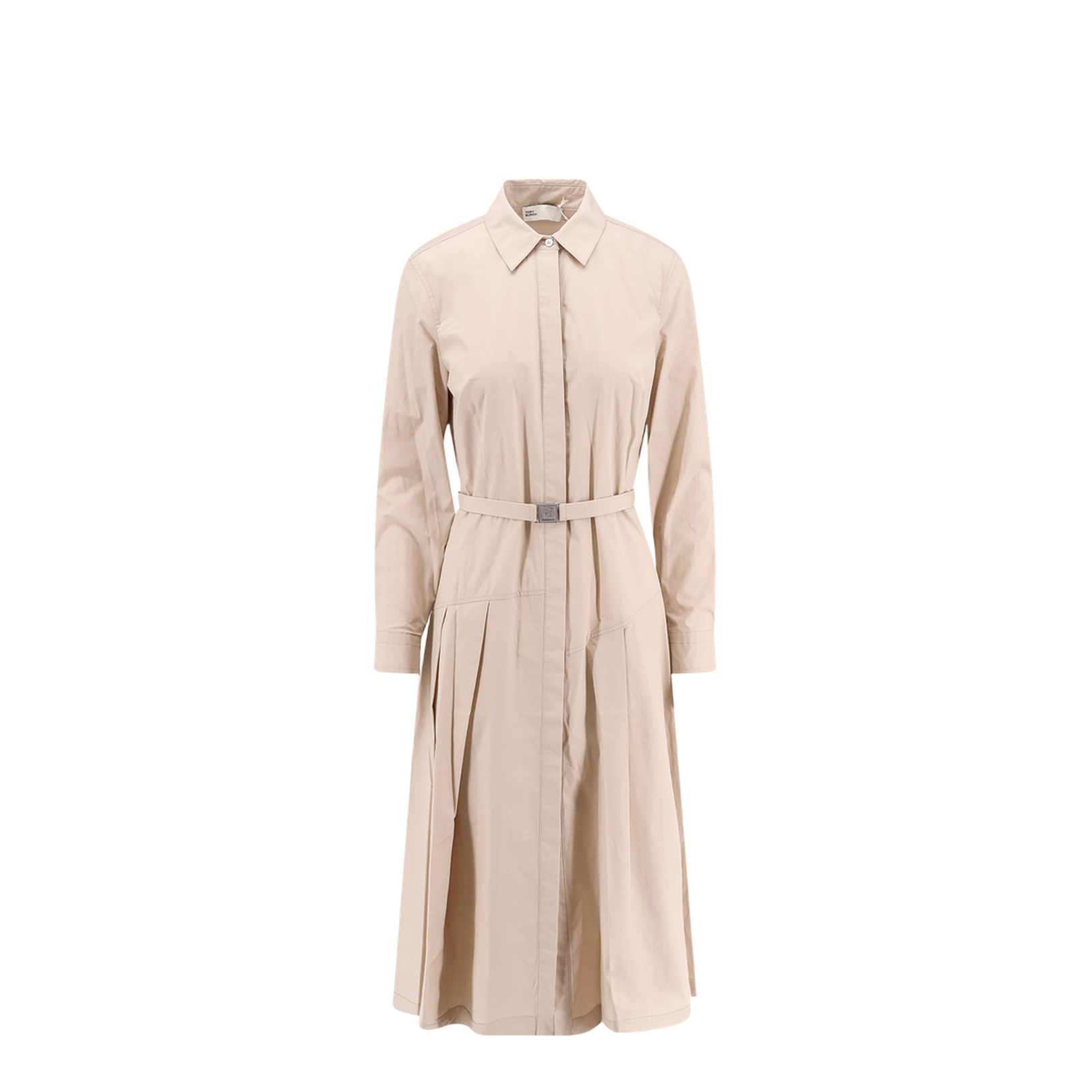 Pleated Cotton Dress
