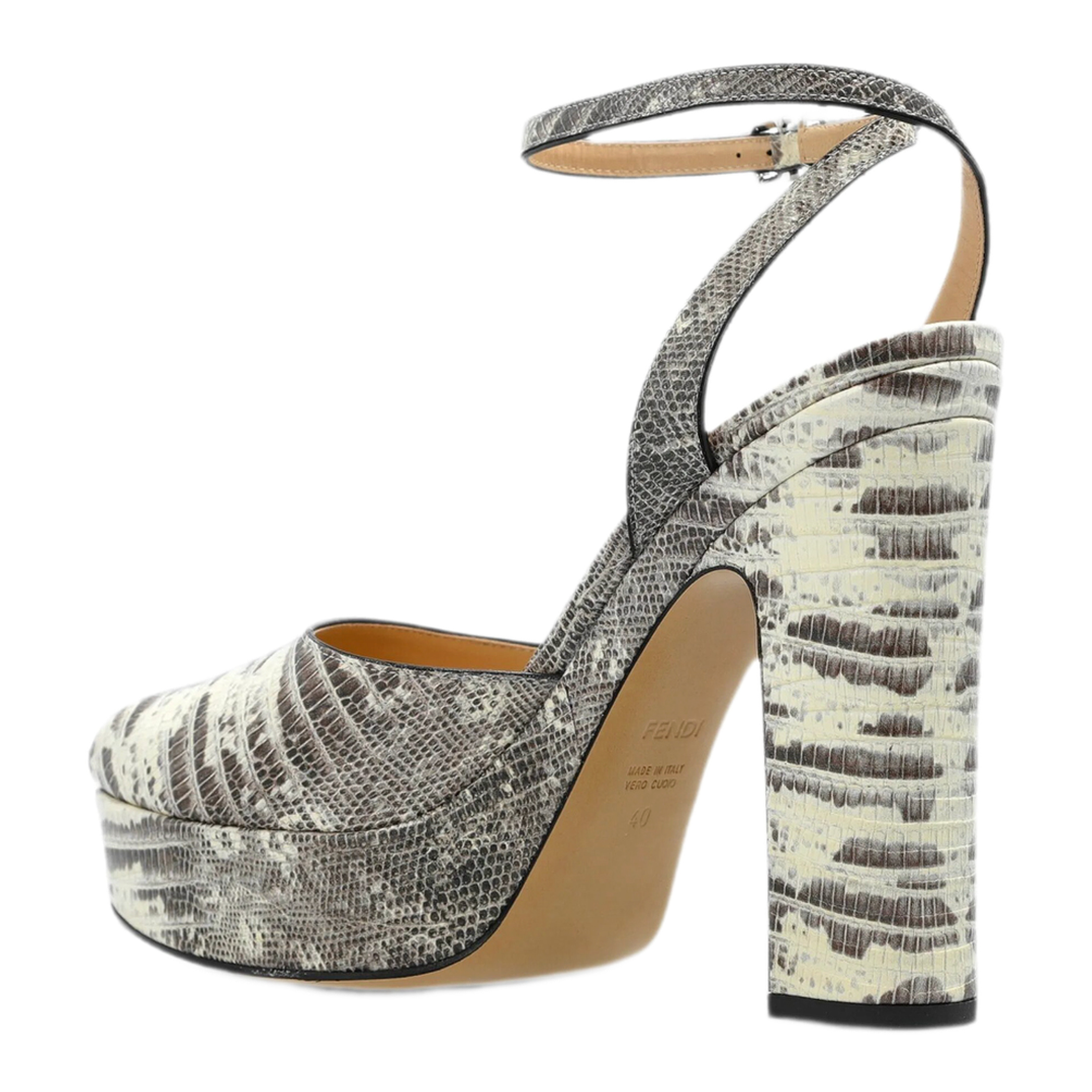 MAYFEYR - Fendi - After 9 Sandals In Calf Leather - 8X9239AH6F1WYJ