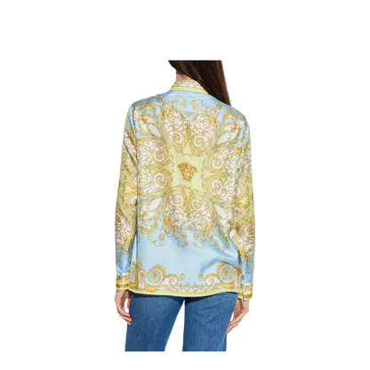 MAYFEYR - Versace - Baroque-Printed Silk Shirt - 10013601A17165