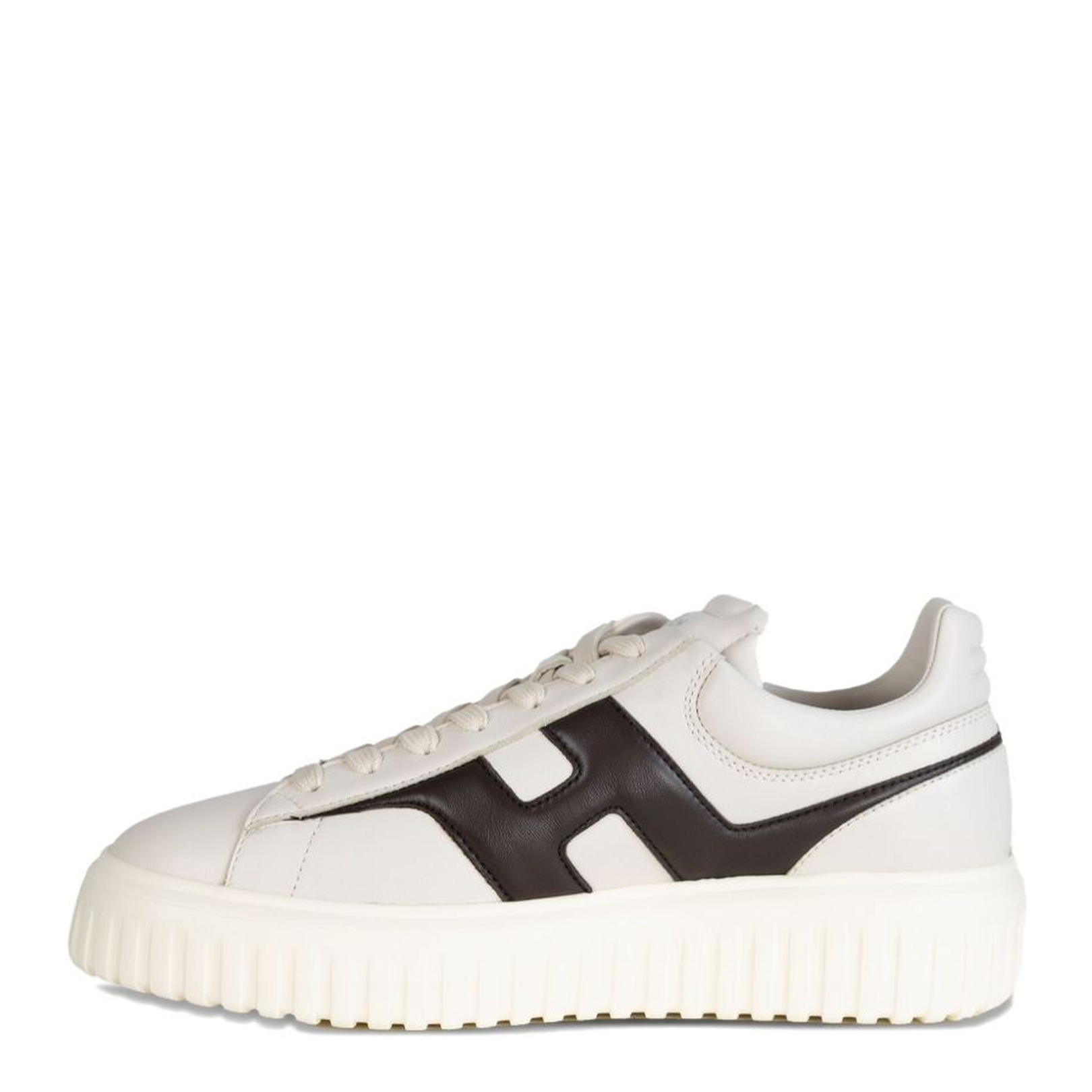 White H-Stripes Sneakers