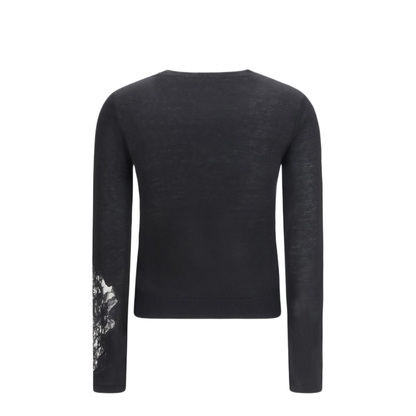 MAYFEYR -  - Wool Sweater With Lace Inserts - 2616361025600010