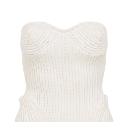 MAYFEYR - Jean Paul Gaultier - Merino Wool Ribbed Stretch Corset - 2503WPO010K0010101