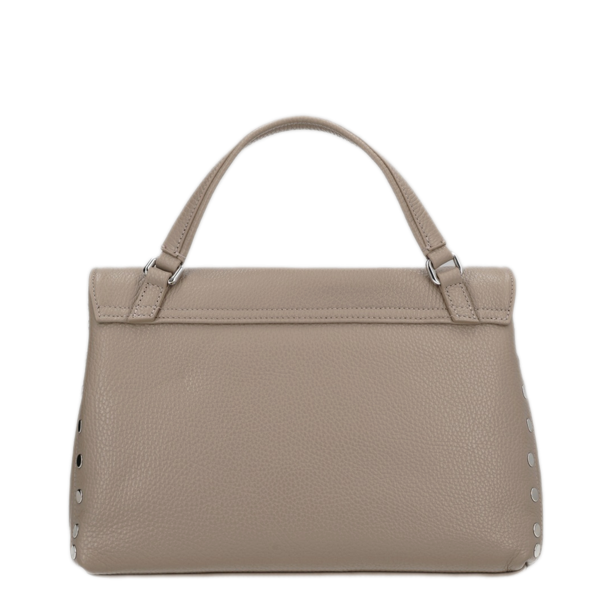 Postina Daily S Calfskin Shopping Bag - Grey Creta