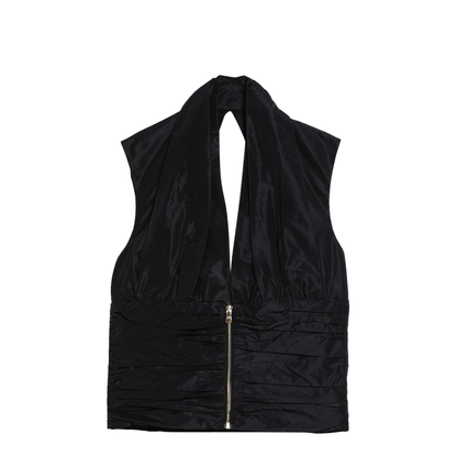MAYFEYR - Patou - Black Zipped Waistcoat - TO0460011PL999B