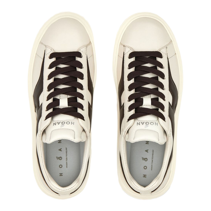 H-stripes leather sneakers