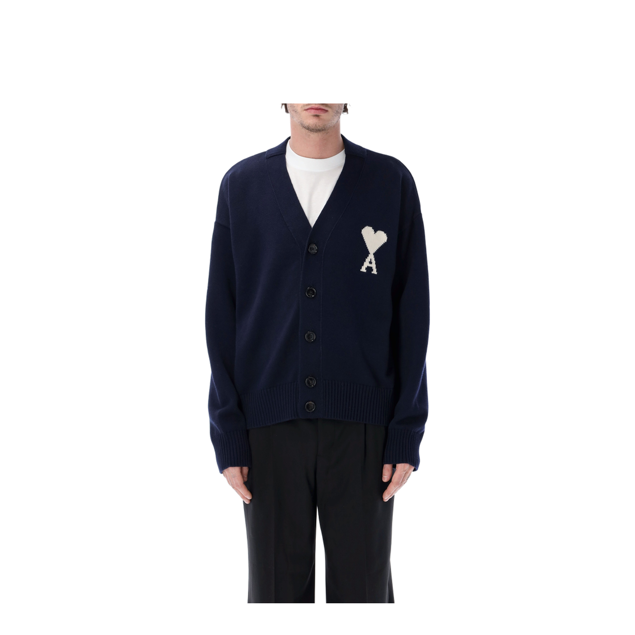MAYFEYR - Ami Paris - Cardigan With Logo - UKC380KN0156A116