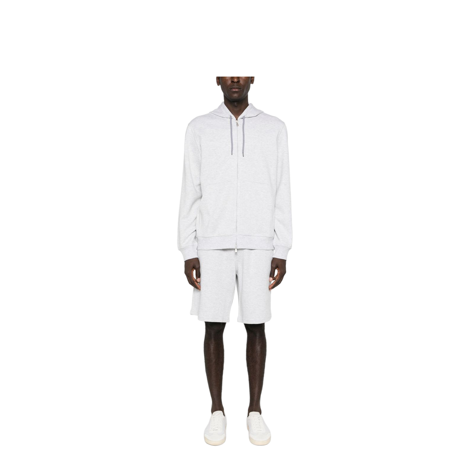 Double Cloth Sweatshirt in Pearl Grey