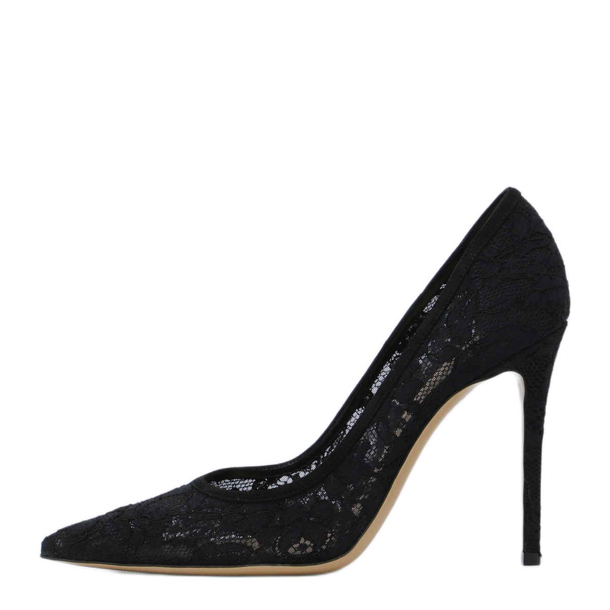 MAYFEYR - Gianvito Rossi - Claudia Lyon 100 Lace Pumps - G2231515RICBLACKNENN