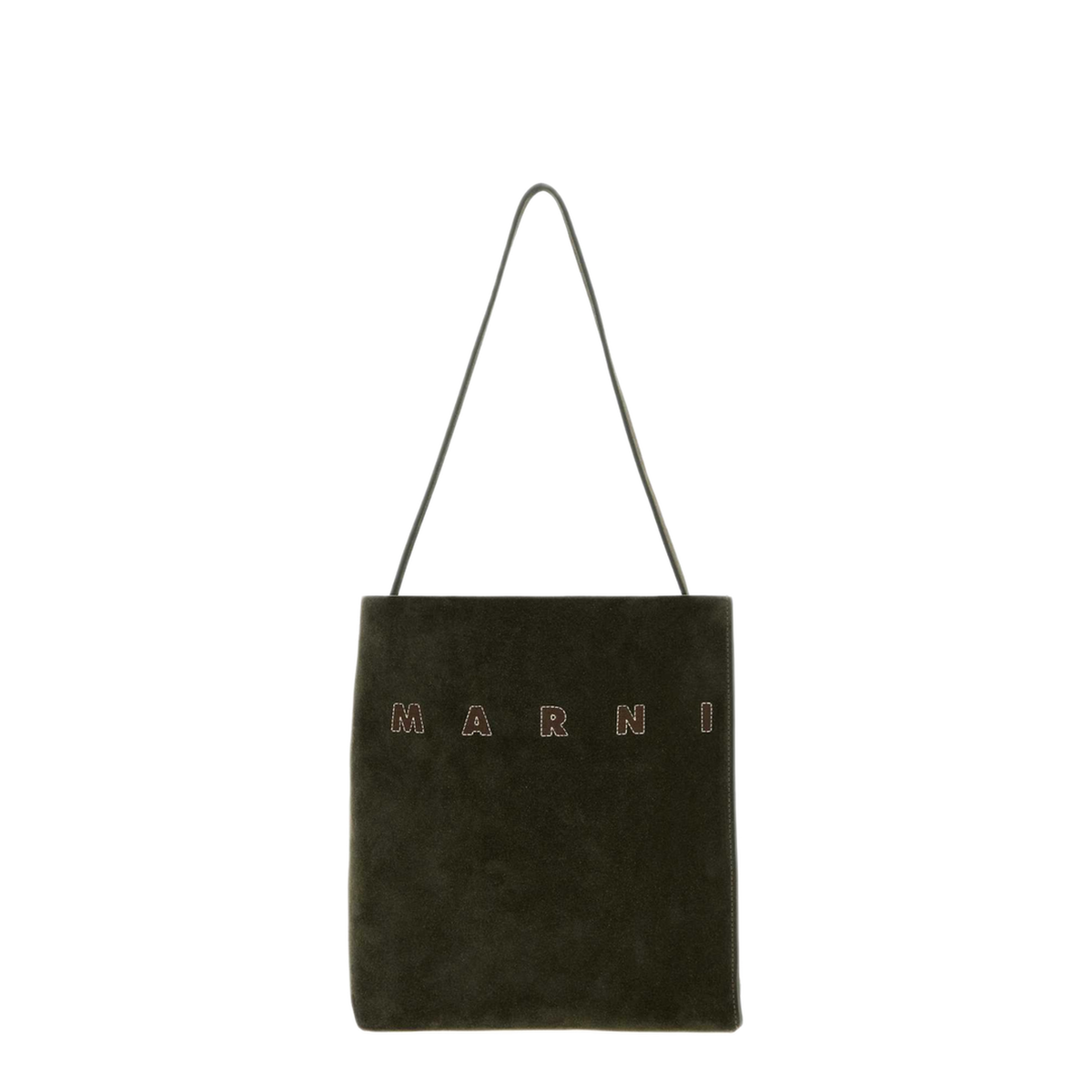 Museo Small Calf Leather Shoulder Bag - Brown