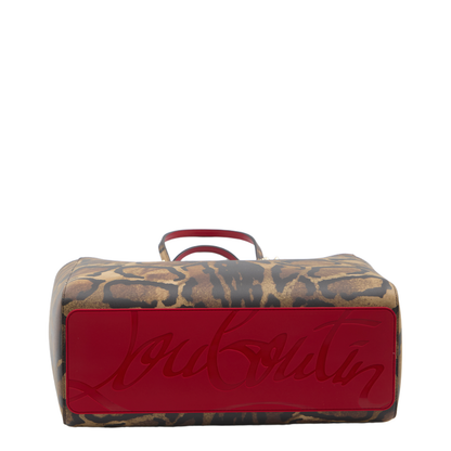 Animal-Print Calf Leather Bag