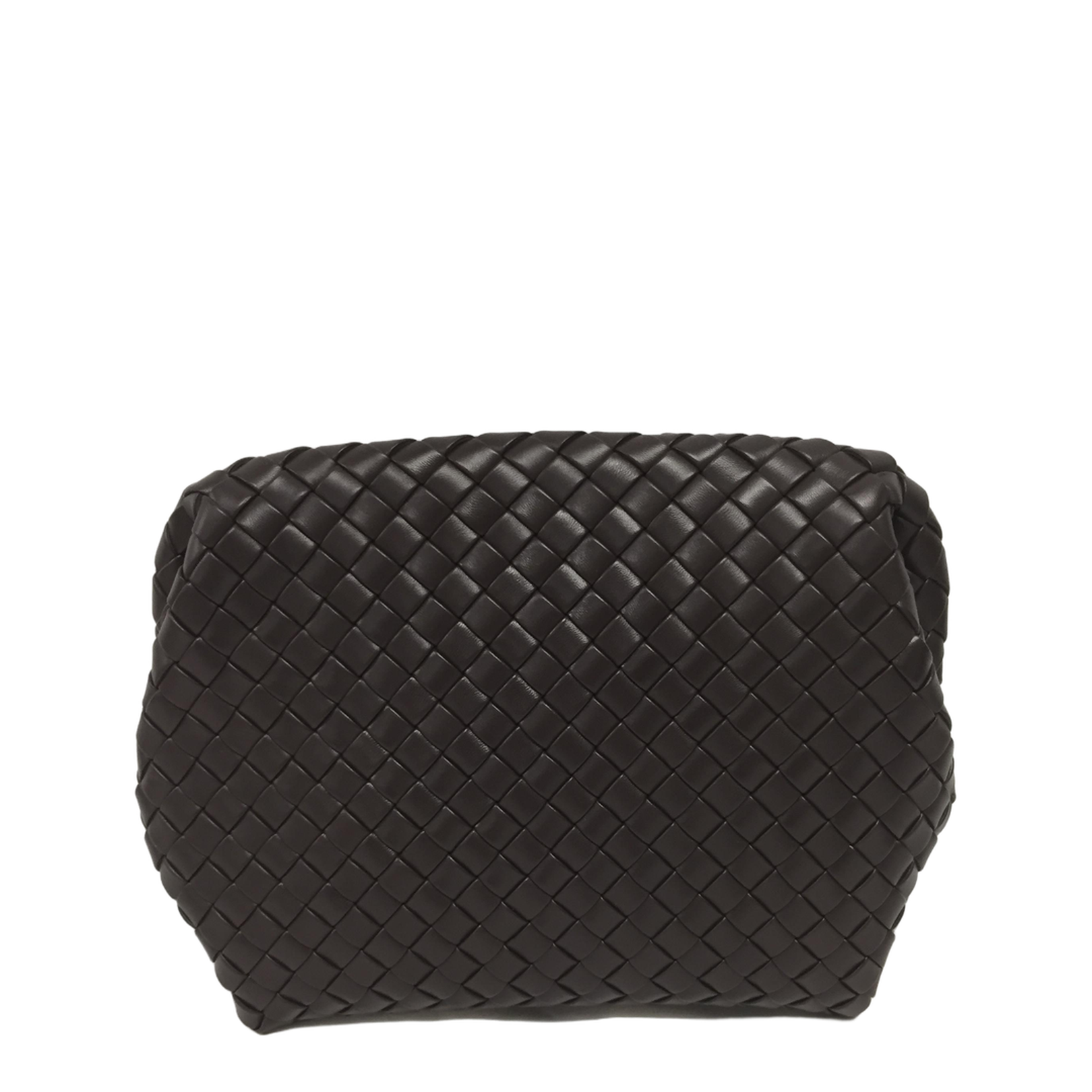 Padded Intrecciato Leather Briefcase