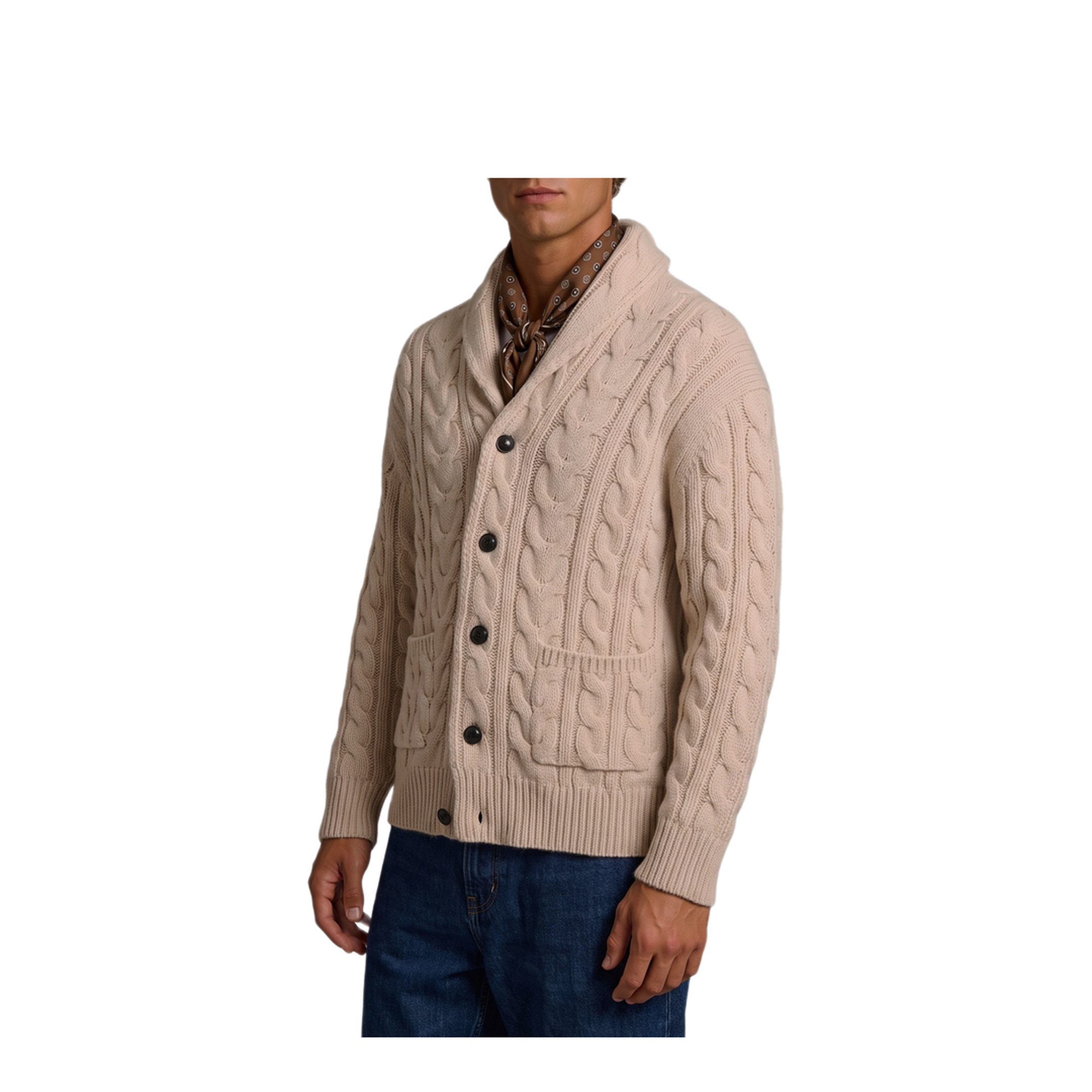 MAYFEYR - BALLANTYNE - Braided Wool Cardigan - B2K2293W05410171