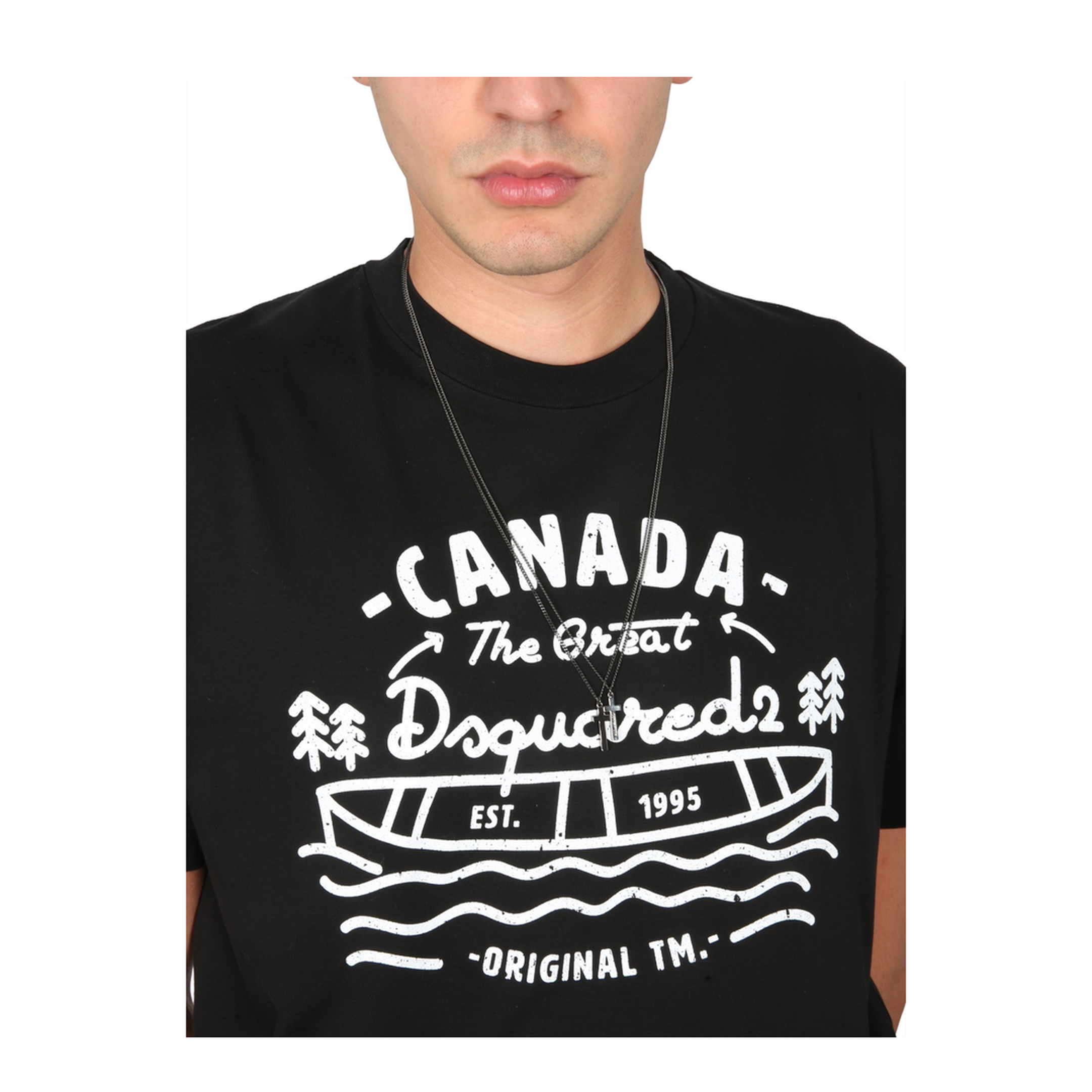 MAYFEYR - Dsquared2 - Logo Print T-Shirt - S74GD1185S22427900
