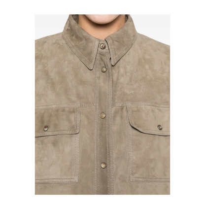 Suede Shirt - Grey