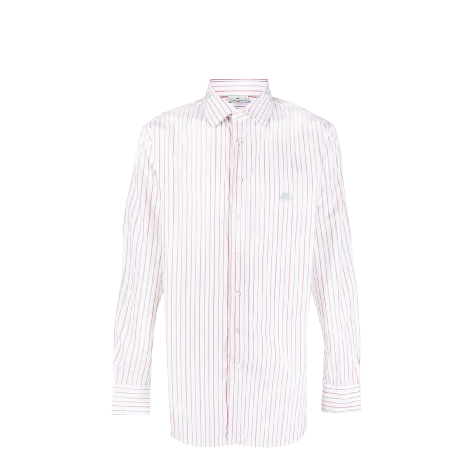 Logo-Embroidered Striped Shirt