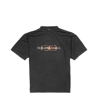 MAYFEYR - Balenciaga - Icon Stencil Medium Fit T-Shirt In Faded Jersey - 764235TTVD6