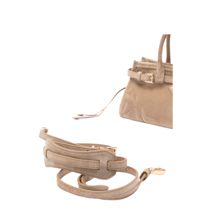 Bonnie Mini Suede Handbags - Deserto