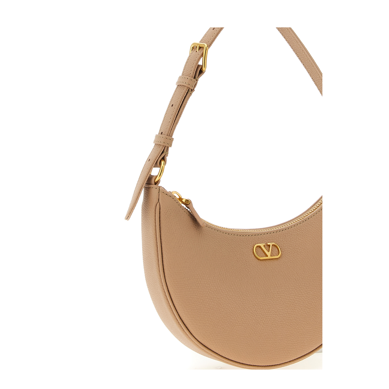 Mini Shoulder Bag in Garnet Calfskin
