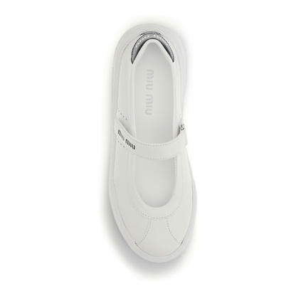 MAYFEYR - Miu Miu - Leather Ballerinas Sneakers - 5F371EF0053L7N