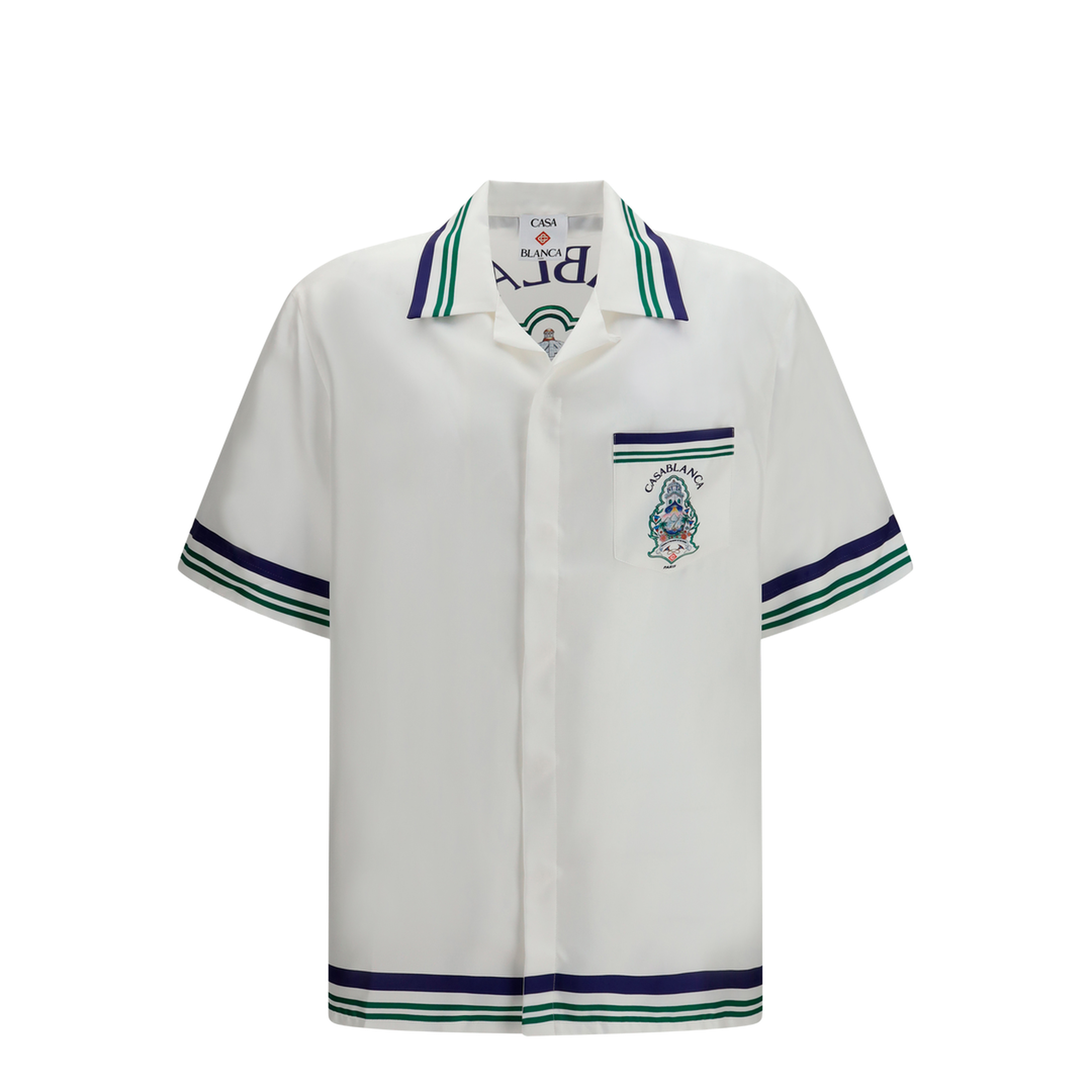 MAYFEYR - Casablanca - Short-Sleeve Hotel Crest Shirt - MPF26SH00301