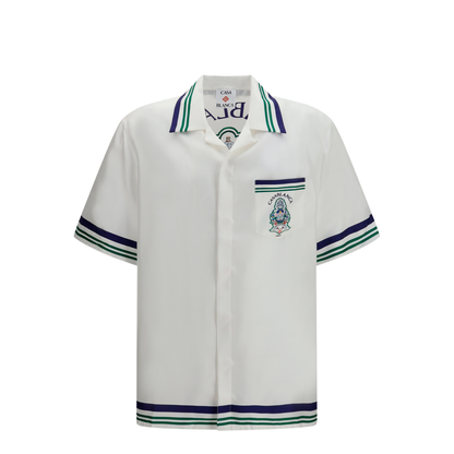 MAYFEYR - Casablanca - Short-Sleeve Hotel Crest Shirt - MPF26SH00301