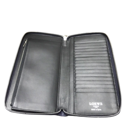 Women's Long Wallet - Navy Blue