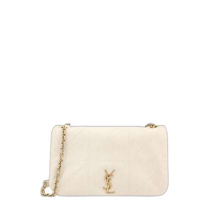 Jamie 43 Shoulder Bag In Ivory Nappa Leather