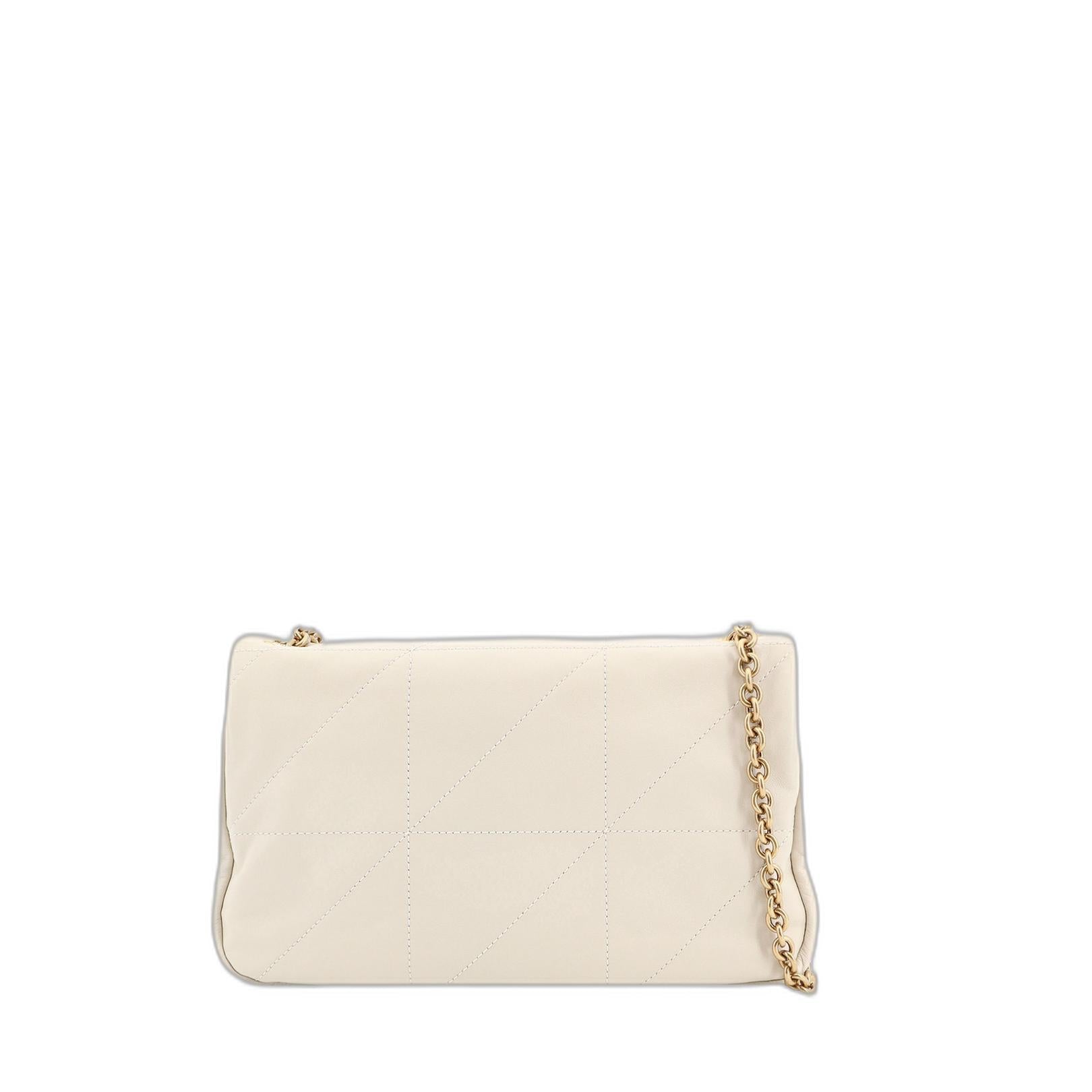 Jamie 43 Shoulder Bag In Ivory Nappa Leather