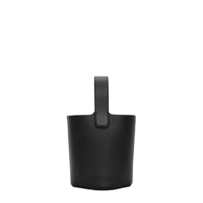 Pebble Bucket Mini Hand Bag Leather