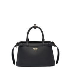 Small Calfskin Handbag - Black