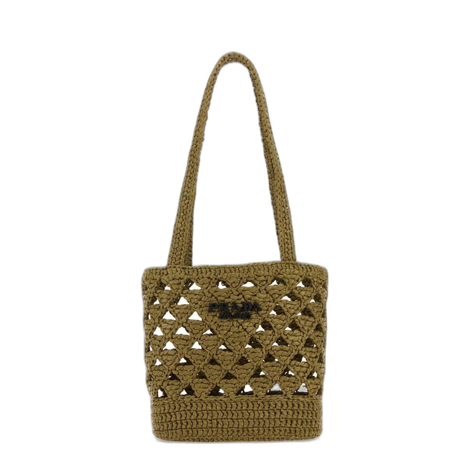 Prada Straw Handbag