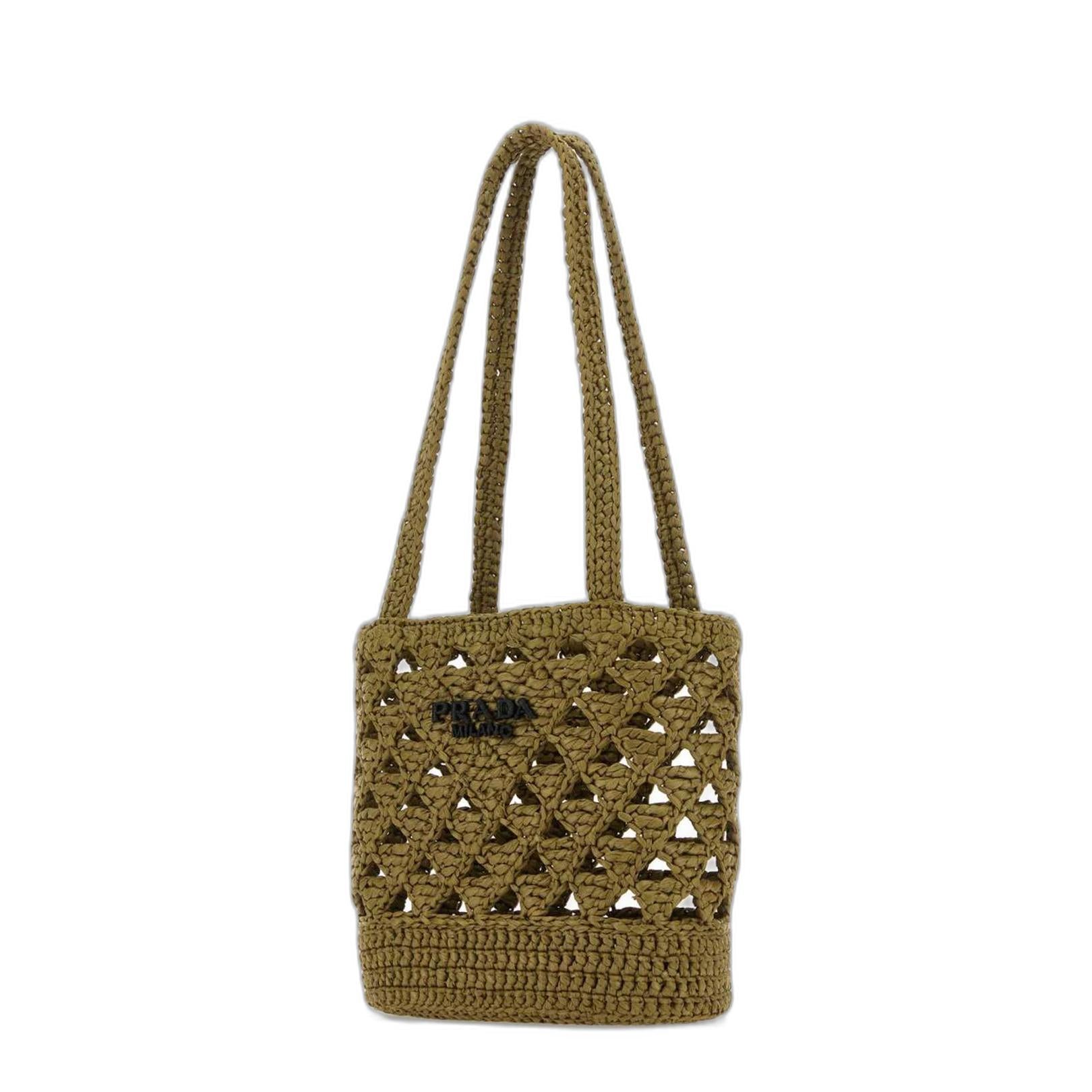 Prada Straw Handbag