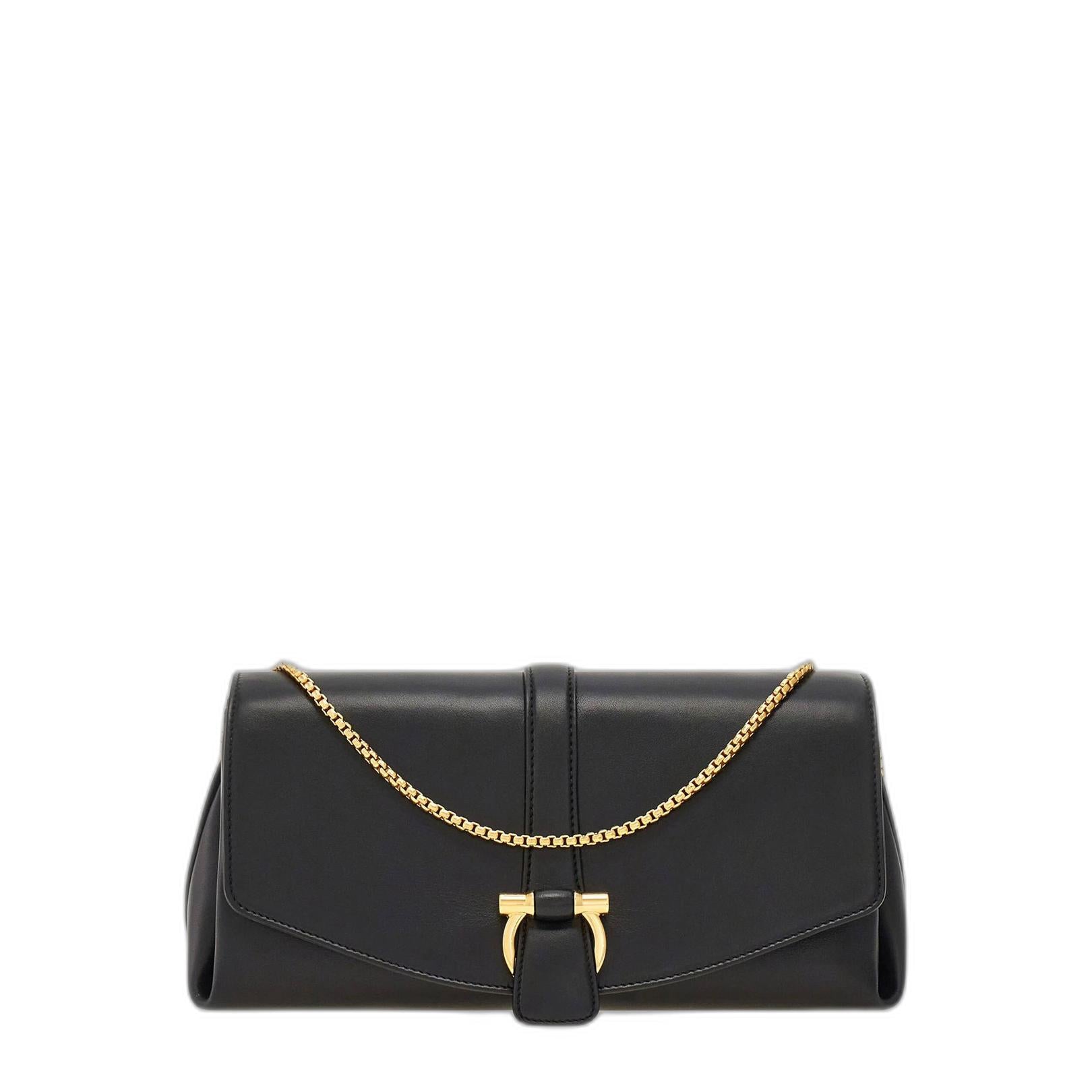 Ferragamo Foldover Top Crossbody Bag