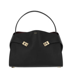 Ferragamo Hug Soft Two-tone Leather Shoulder Bag