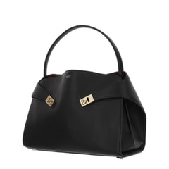 Ferragamo Hug Soft Two-tone Leather Shoulder Bag