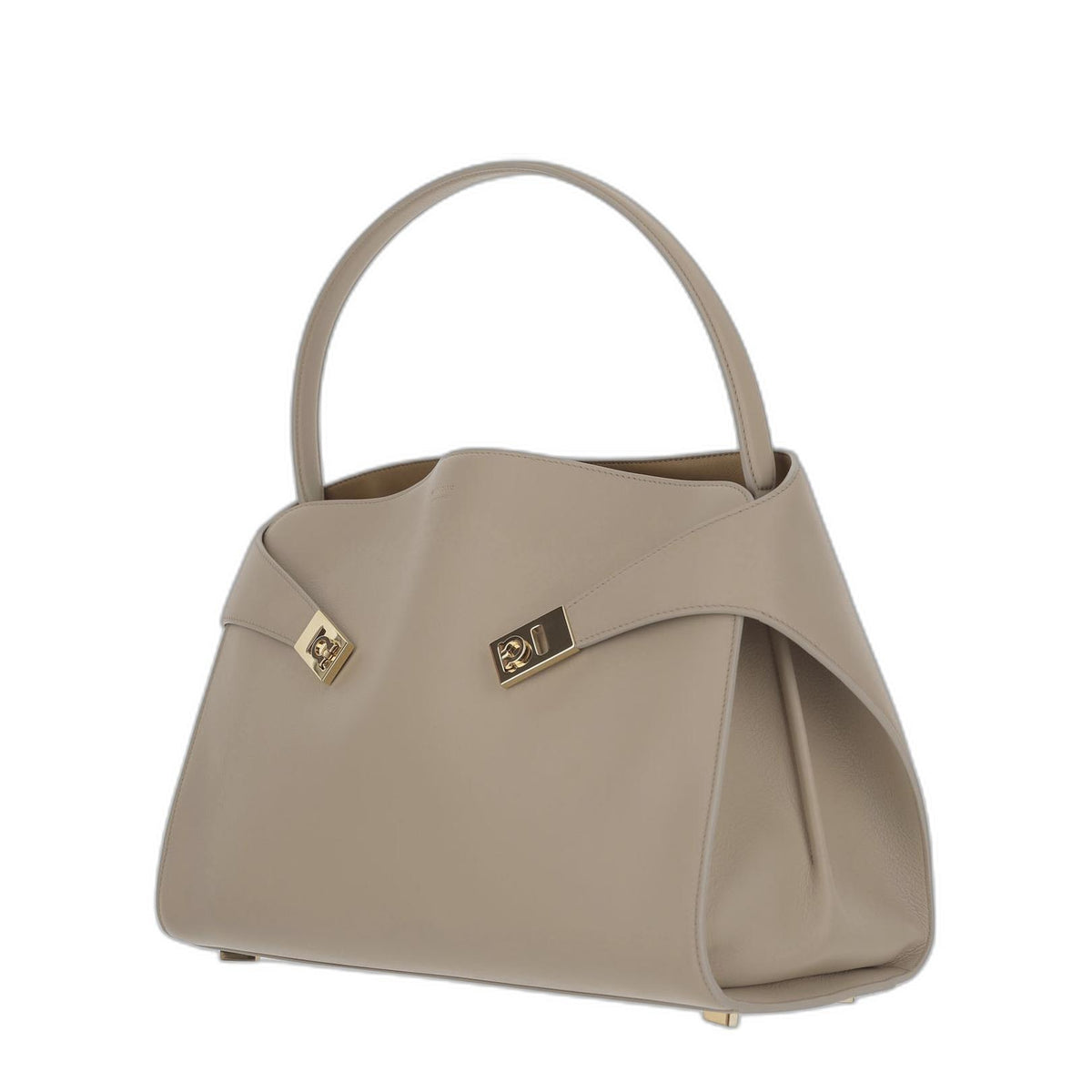 Ferragamo Hug Soft Two-tone Leather Shoulder Bag