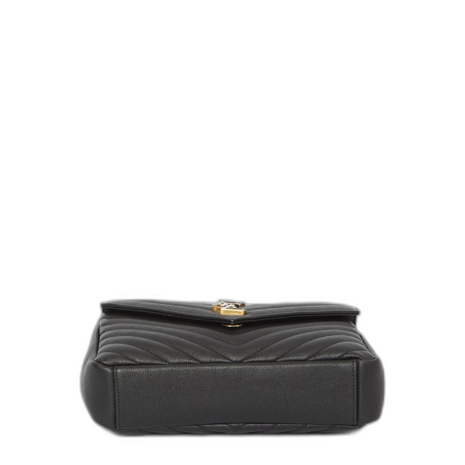 College Quilted Medium Shoulder Bag