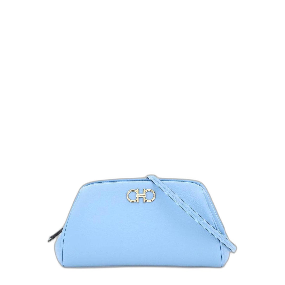 Salvatore Ferragamo Gancini Shoulder Bag Mini Nigella Blue