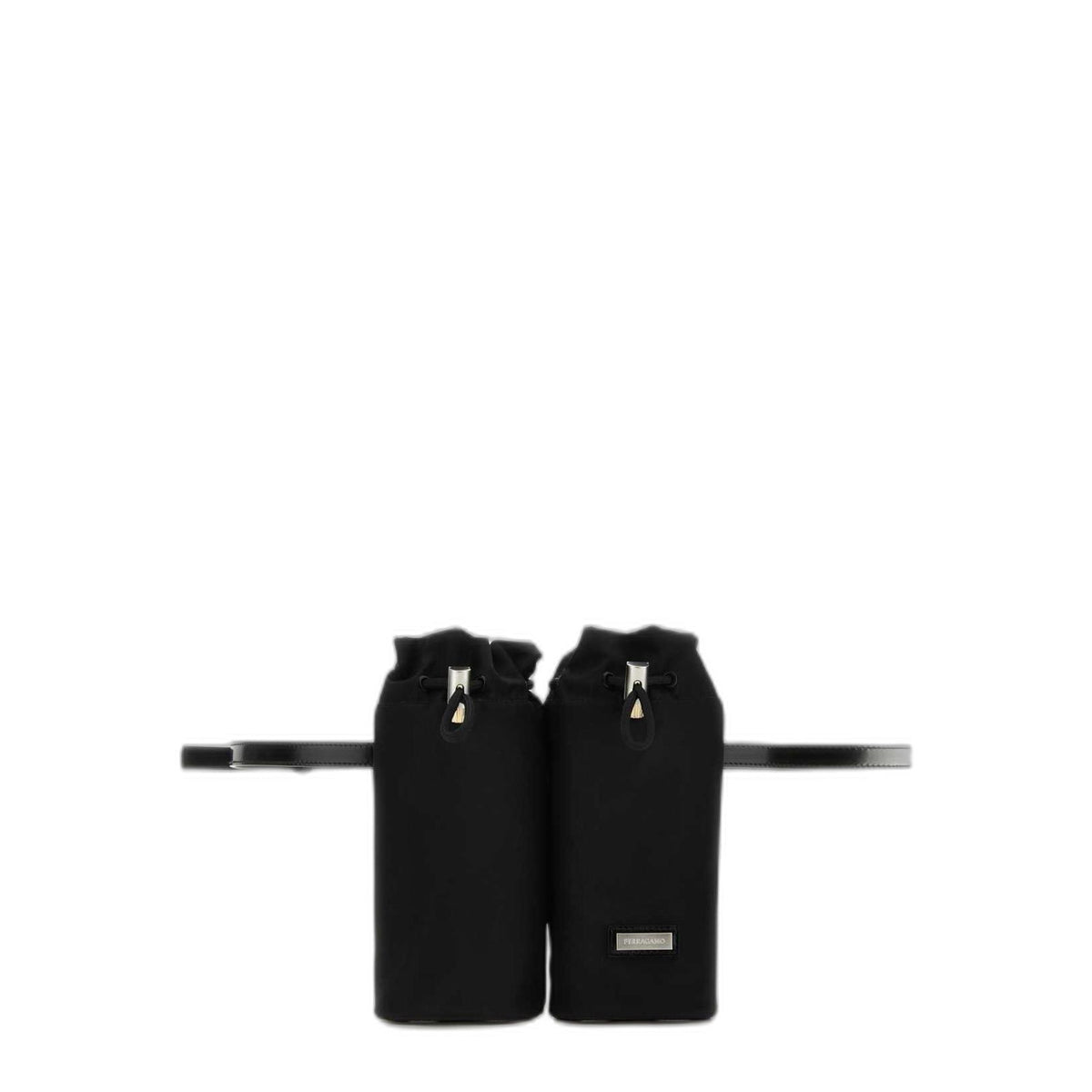 Double Bottle Belt Bags - Black