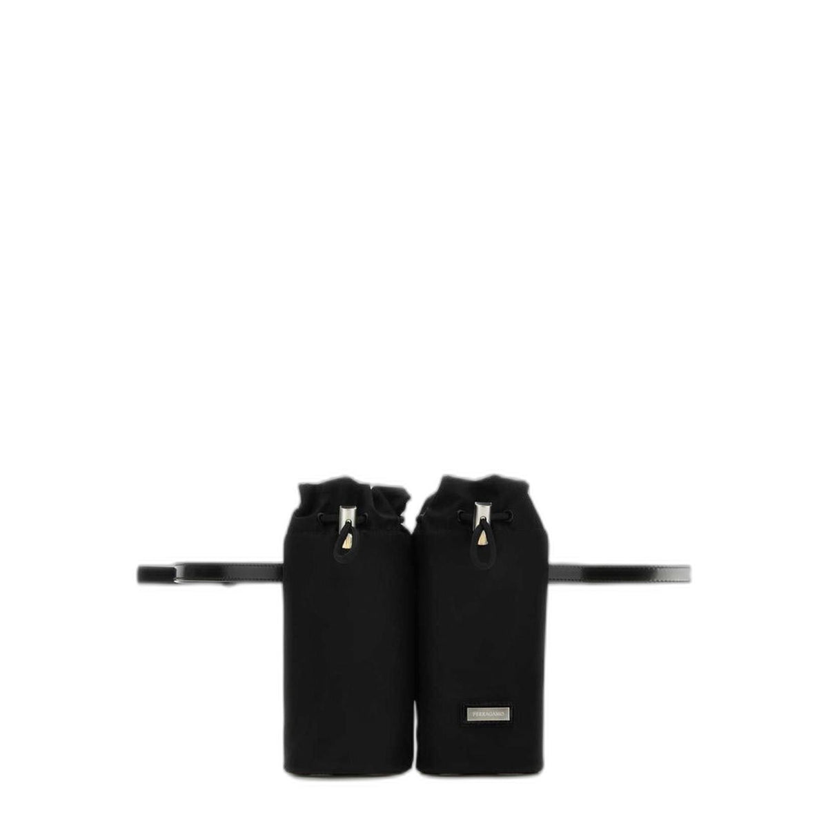 Double Bottle Belt Bags - Black