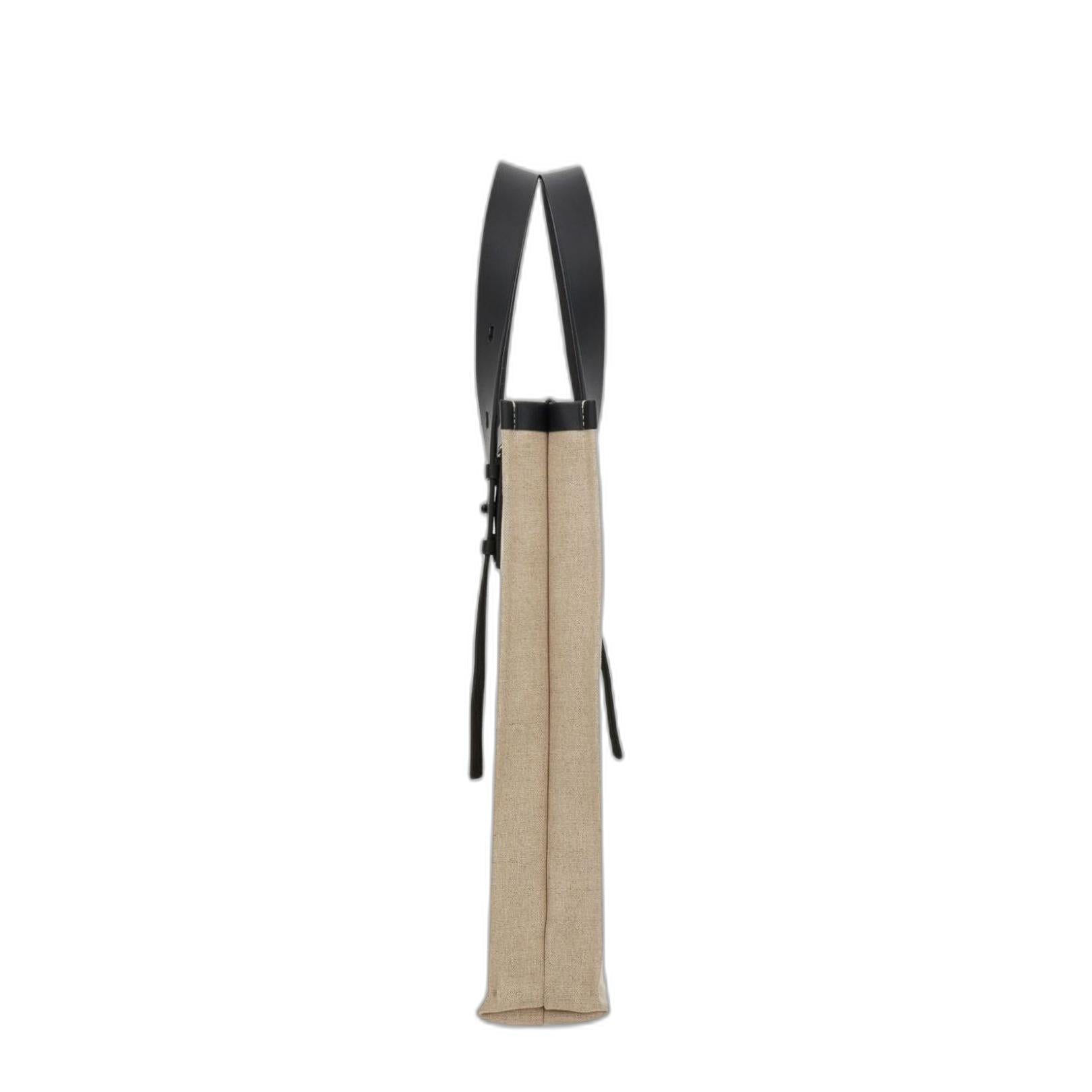 Ferragamo Beige Canvas Bag